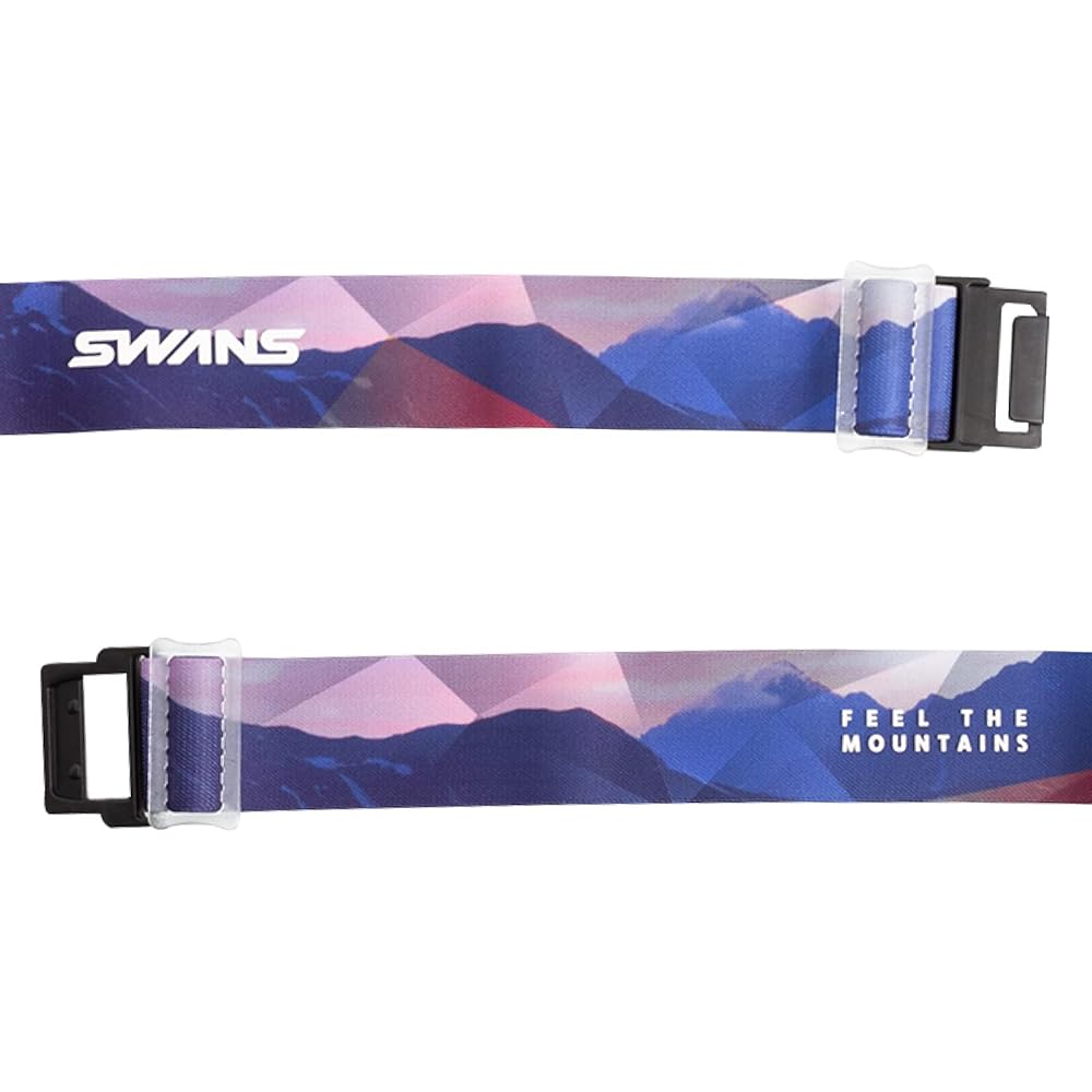 SWANS Ski Snowboard Goggles Anti-Fog Mirror Lens Glasses Can Be Used 180-MDH