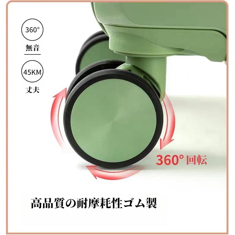 [Aikenn] Suitcase Carry Bag, Front Opening Cover, Carry Case with Dial Lock, Mini Suitcase, Lightweight, Small, Quiet, Double Casters, Shockproof, 360 Degree Rotation, Waterproof, Travel, Business, Business Trips, Stylish