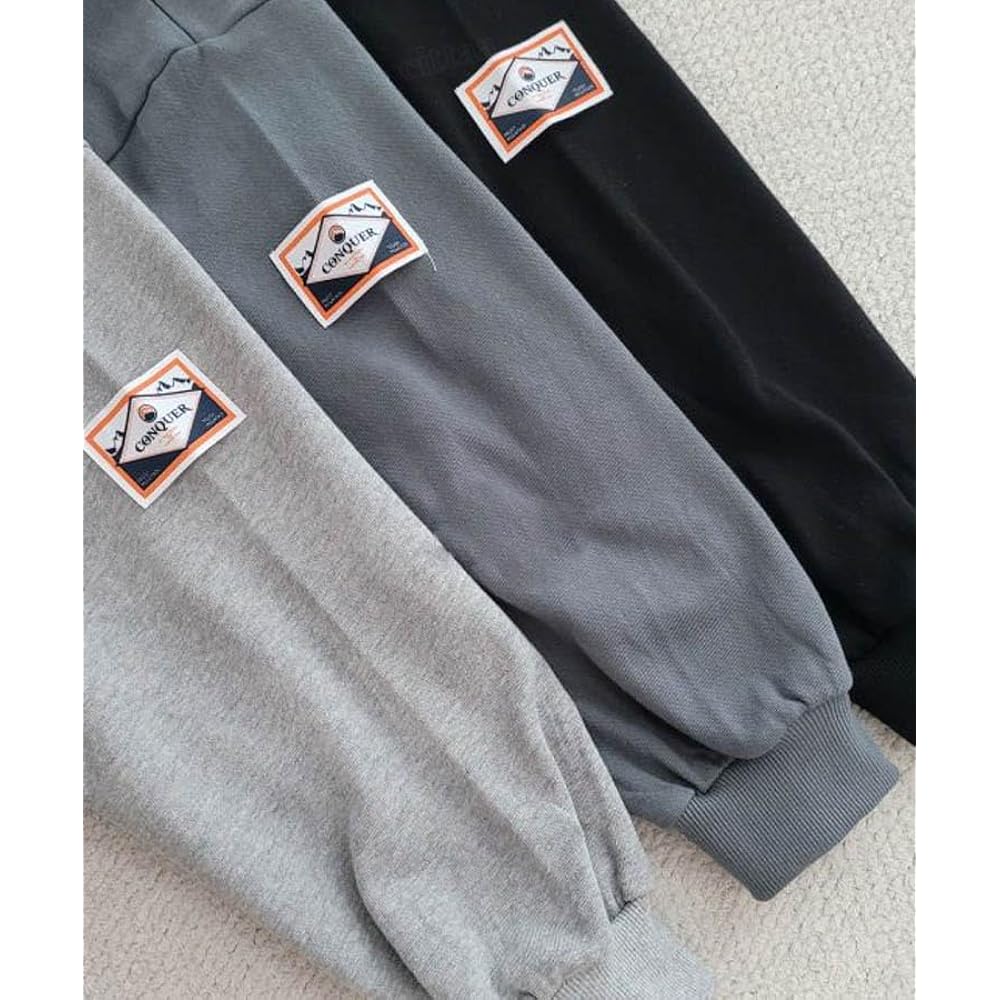 [MIRA MARIV] Made in Korea and imported directly from Korea Shoulder Patch Oversized Sweatshirt Sweatshirt Women's