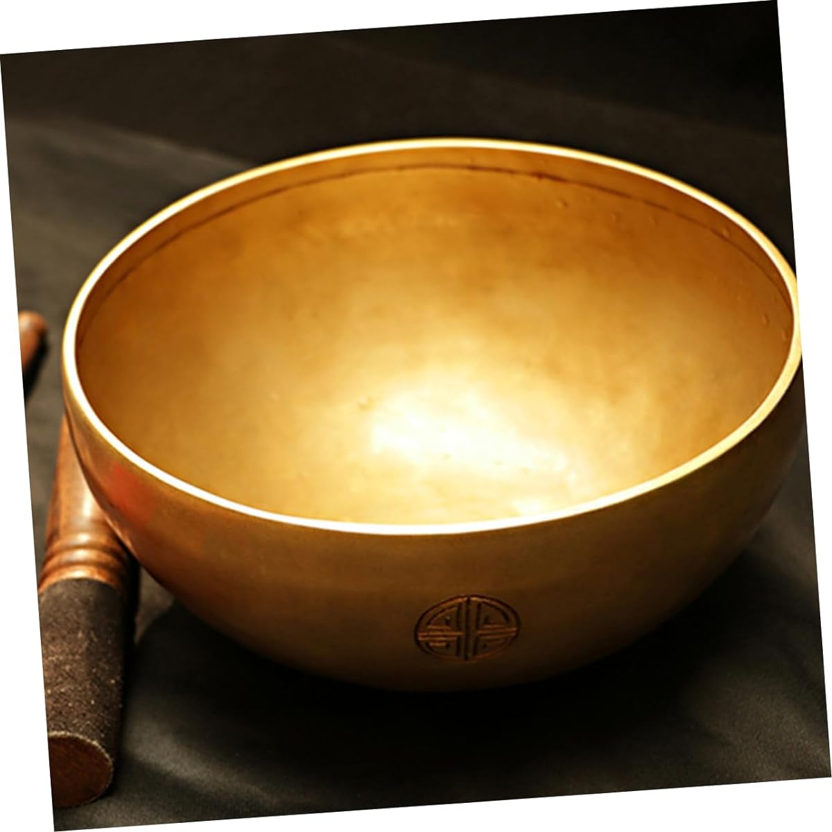 SWOOMEY 1 Set Handmade Singing Bowl Nepal Antique Singing Bowl Meditation Bowl Buddha Sound Bowl Rubber Brake Vacuum Tibetan Bowl Kit Singing