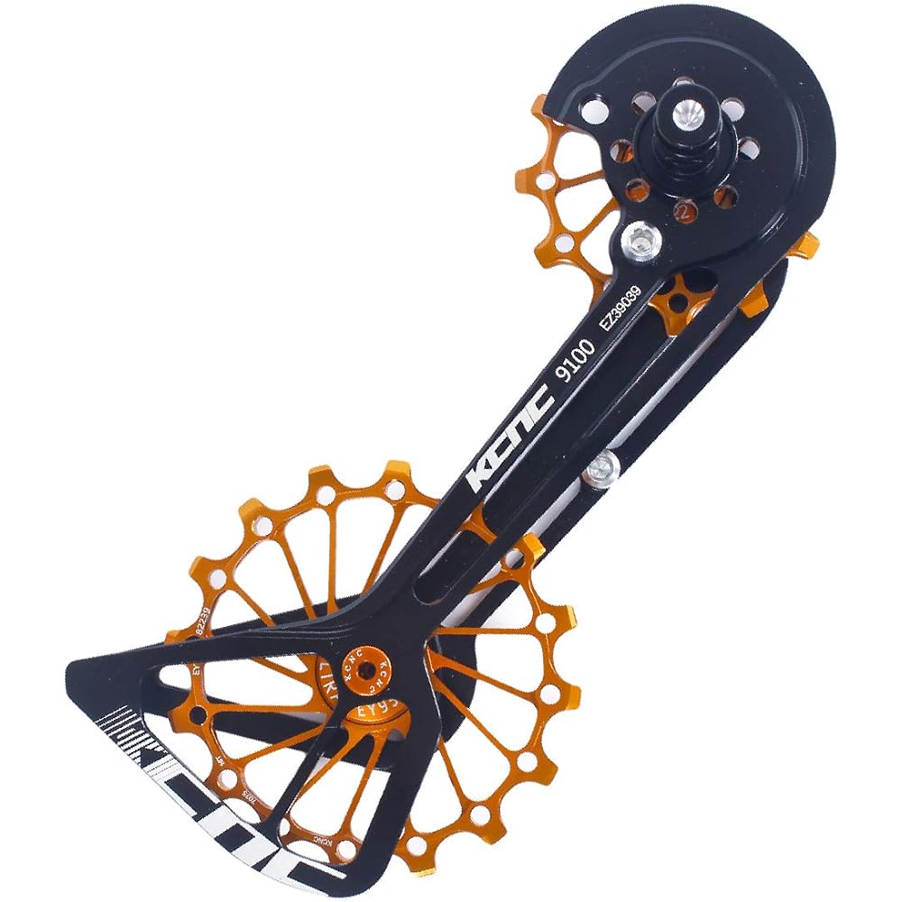 KCNC Bicycle Derailleur Pulley 7075 Aluminum Alloy Big Pulley Bicycle Pulley Compatible with R9100 R9150 R8000 R8050 [Parallel Import]