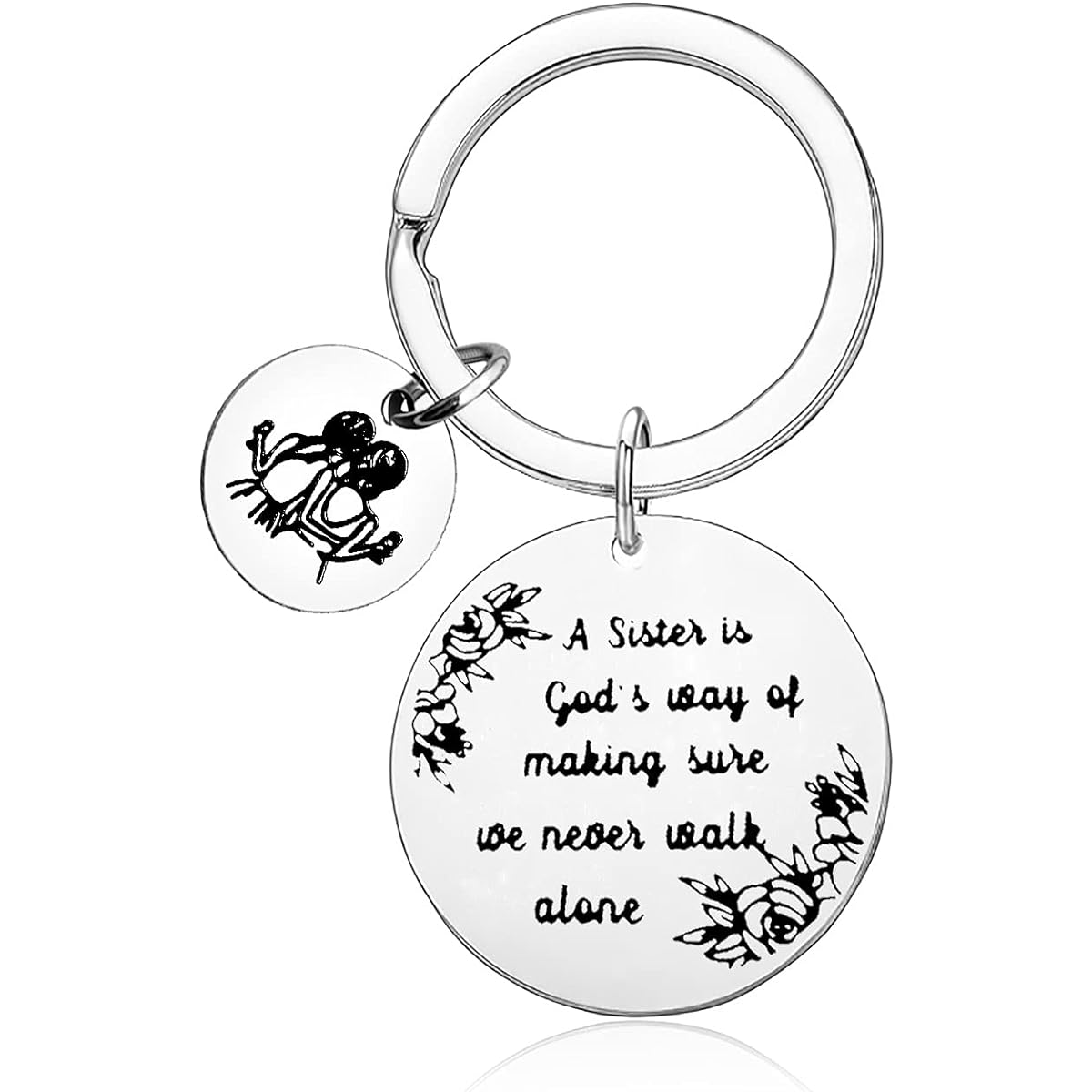 Friendship Gifts Keychains Best Friend Keychain Birthday Gifts for Sister Women Sister in Law Gifts Funny Sister Jewelry Graduation Christmas Appreciation Gifts for Girls Teens