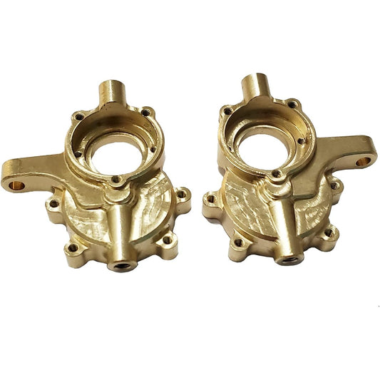 AMOGOT Gen8 Front Steering Knuckle Brass Weight Inner Portal Drive Housing Redcat GEN8 Scout II 1/10 RC Crawler Upgrade Parts (L/R) 1 Pair