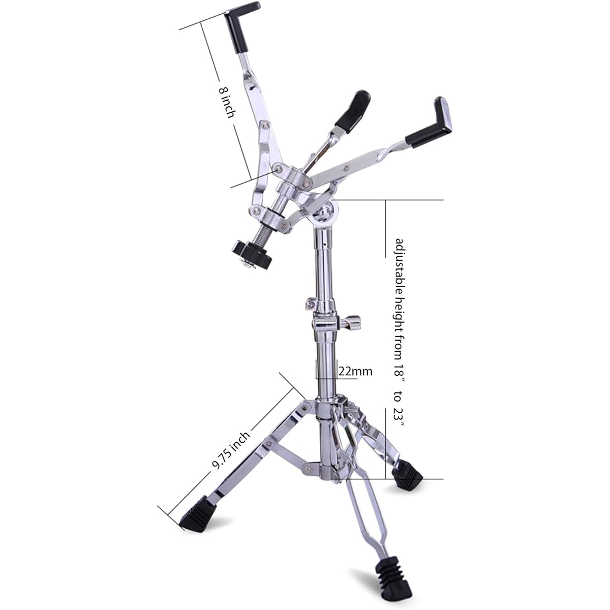 Tosnail Snare Drum Stand Practice Pad Stand Double Braced Tripod