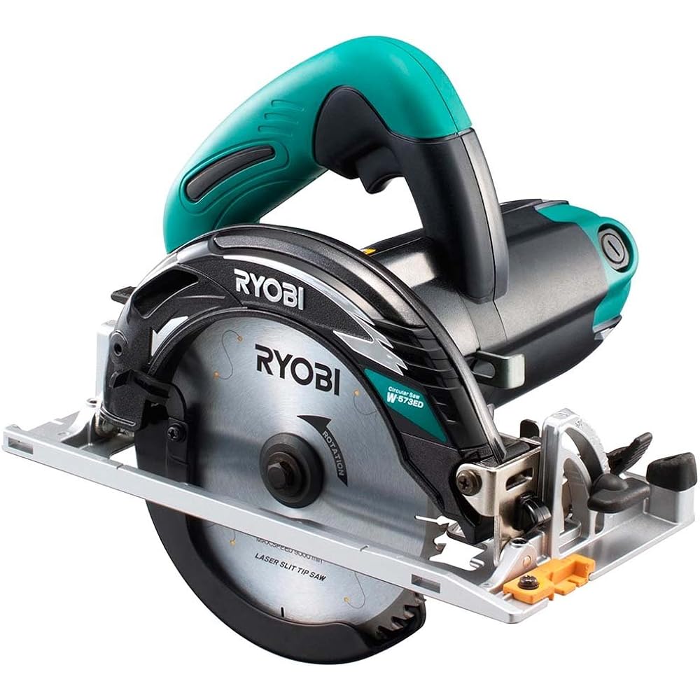 Kyocera Old Ryobi Electronic Circular Saw with Tip Saw W-573ED 611019A [Excellent balance when held in hand] Saw blade diameter 147mm Maximum cutting depth 57mm