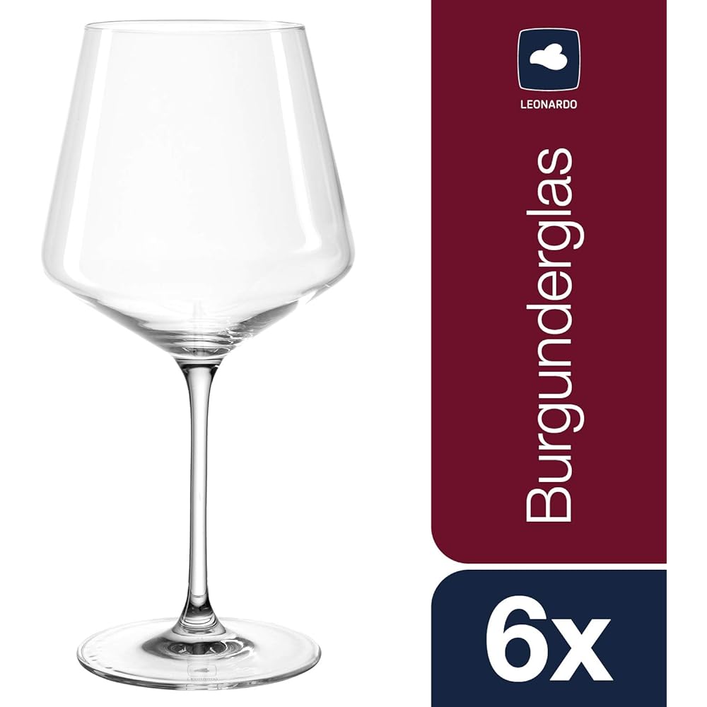 LEONARDO Wine Glass Clear Size:∅11.5×H23cm Burgundy Glass 730ml Puccini 069555 6 pieces