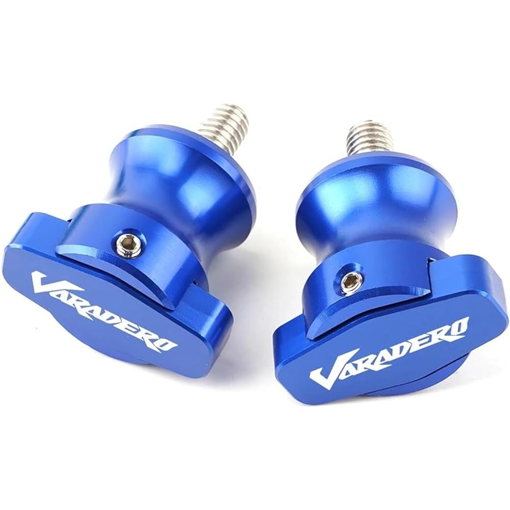 Bike Stand Swing Arm Slider 8mm Motorcycle CNC Aluminum Stand Screw Swing Arm Spool Slider For XL1000 V VARADERO 1999-2013 2012 (Color: Black)