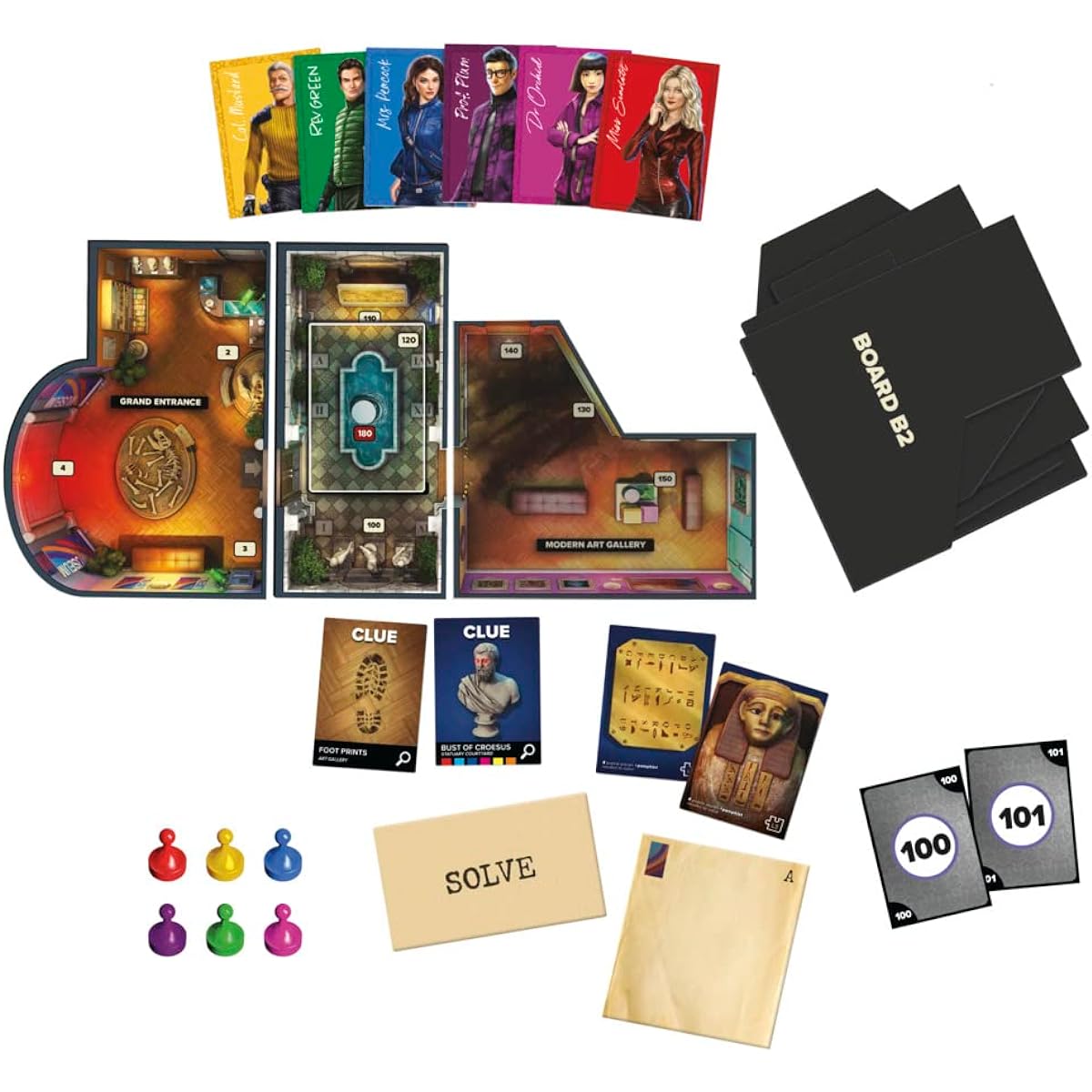 Cluedo Board Game Museum Heist Cluedo Escape Room Game Cooperative Family Game