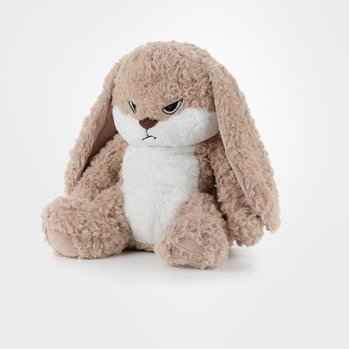 Stuffed rabbit, angry rabbit, cute, fluffy, bunny, toy, cute, fluffy, soft, soothing, celebration gift, surprise, comfortable, nap, visiting, girlfriend, khaki, 38cm
