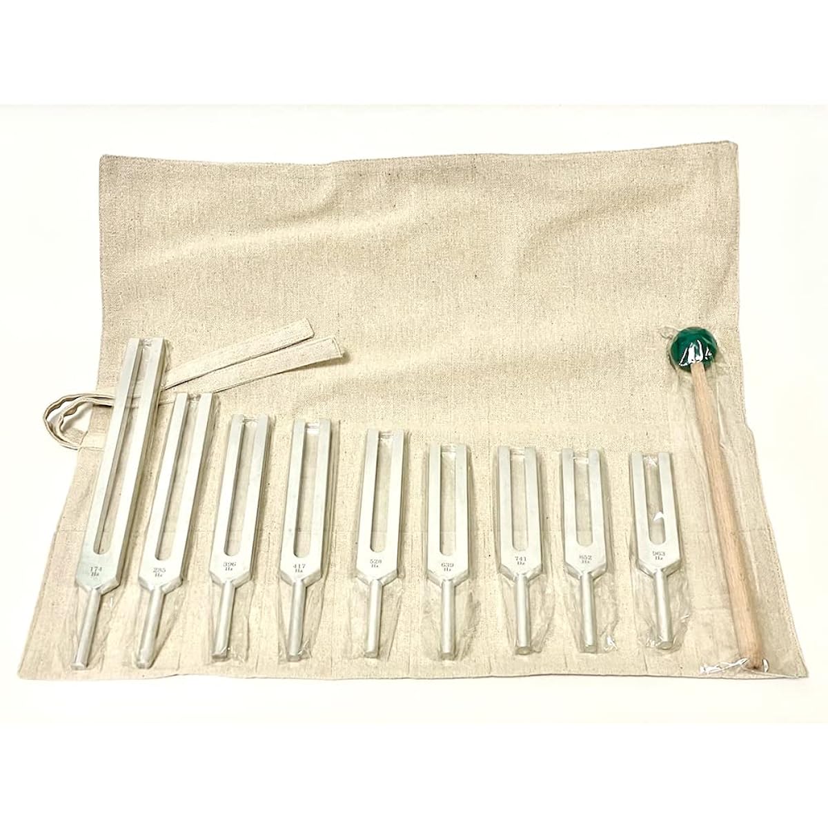 Solfeggio tuner set of 9