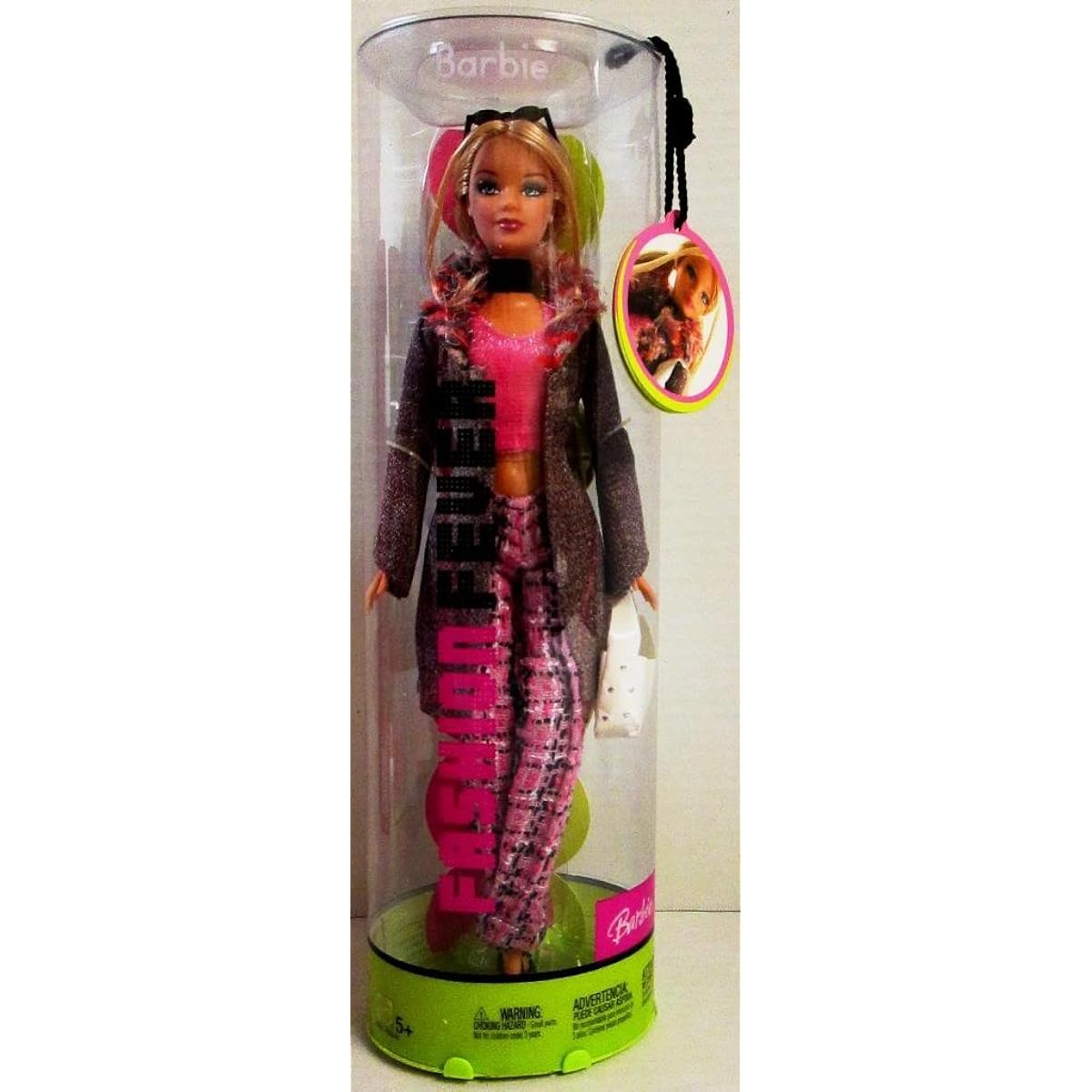 Barbie: Fashion Fever - Barbie in Pink Tweed Pants and Pink Top by Mattel
