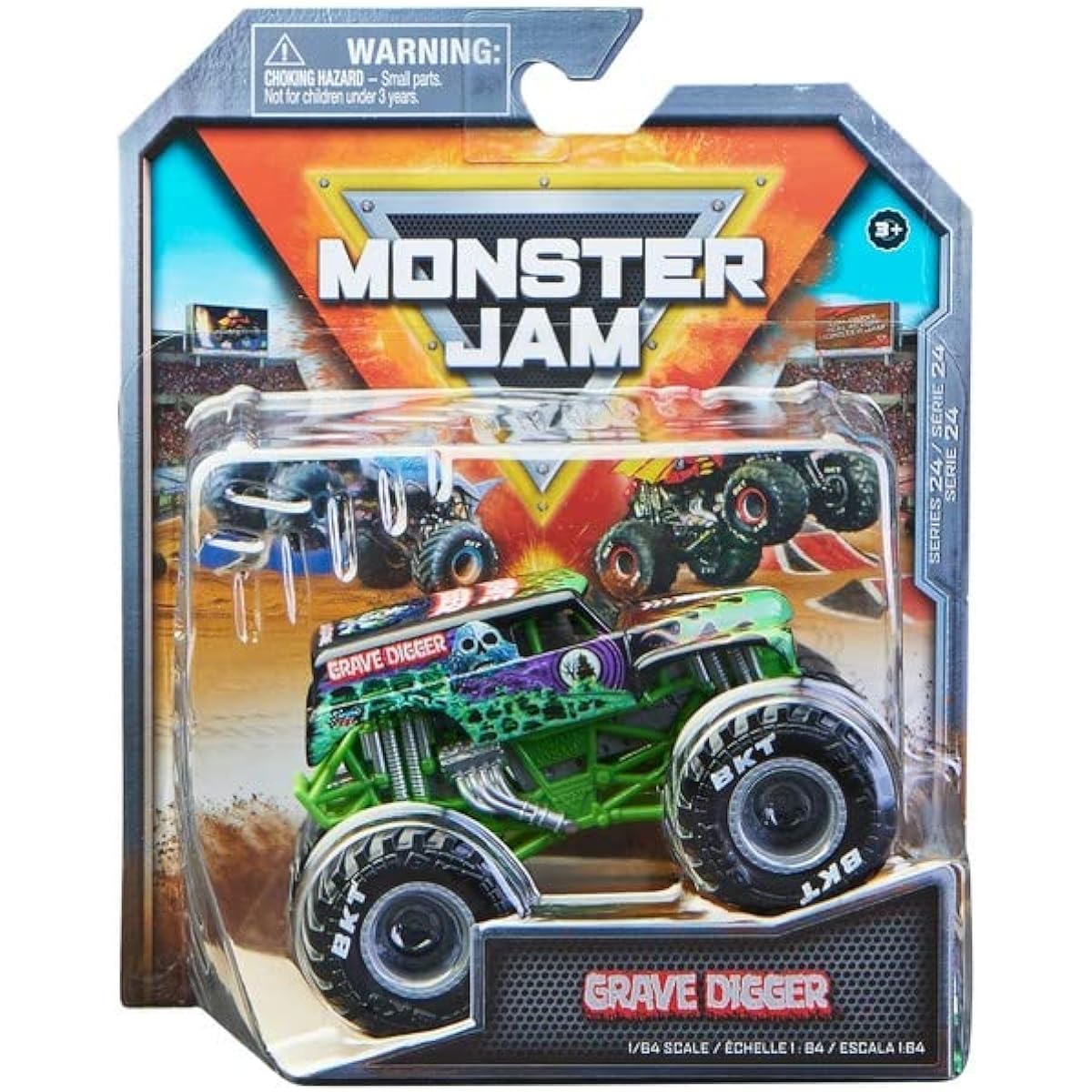 Monster Jam Grave Digger World Finals Series 24 1:64 Scale Diecast Truck