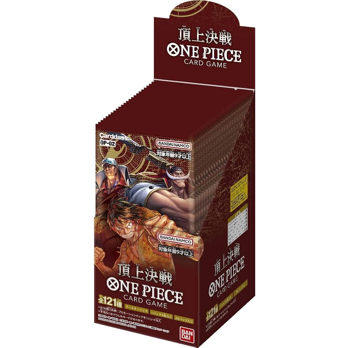 BANDAI ONE PIECE Card Game Paramount War [OP-02] Japanese (1BOX 24Packs)