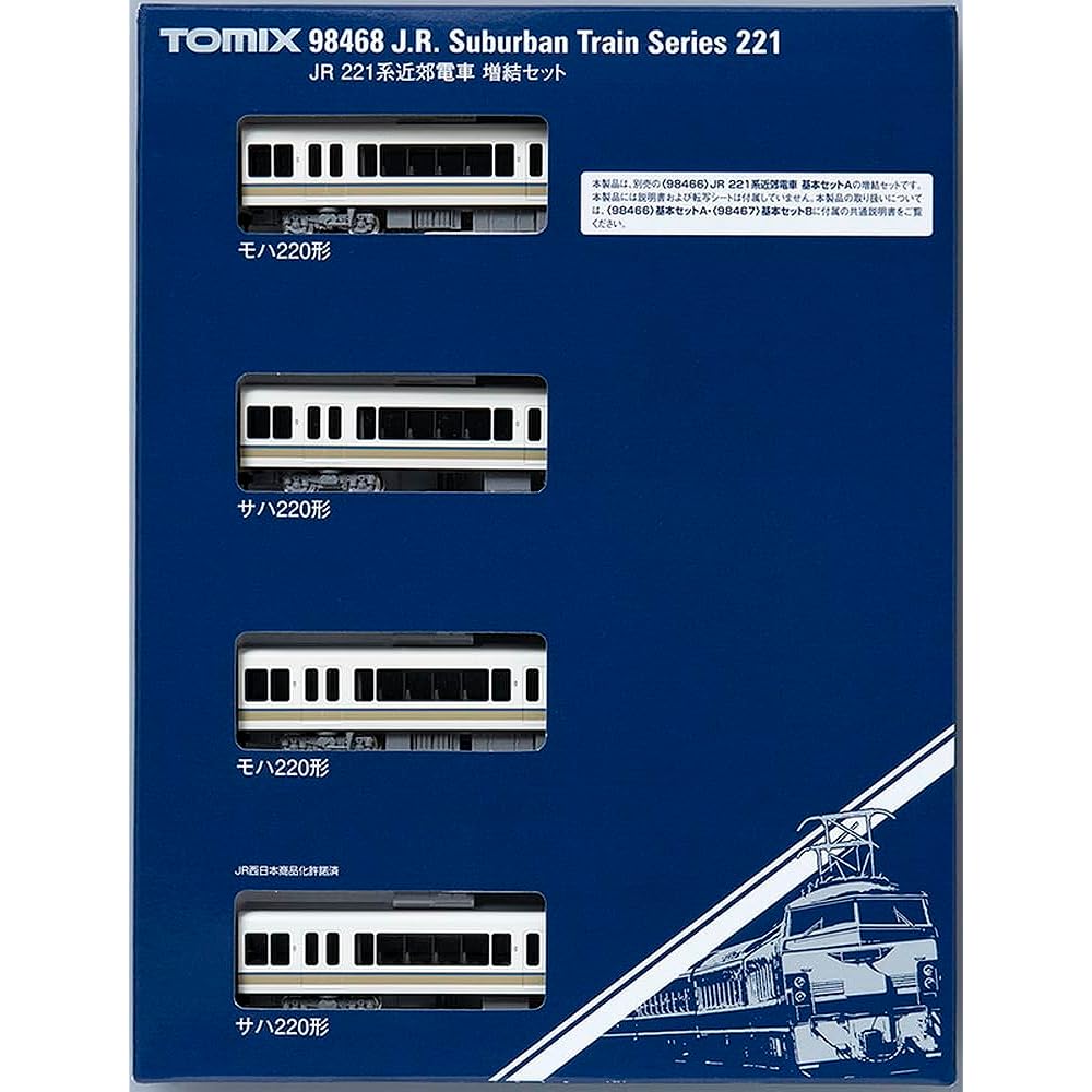 TOMYTEC TOMIX N Gauge JR 221 Series Additional Set 98468 Railway Model Train