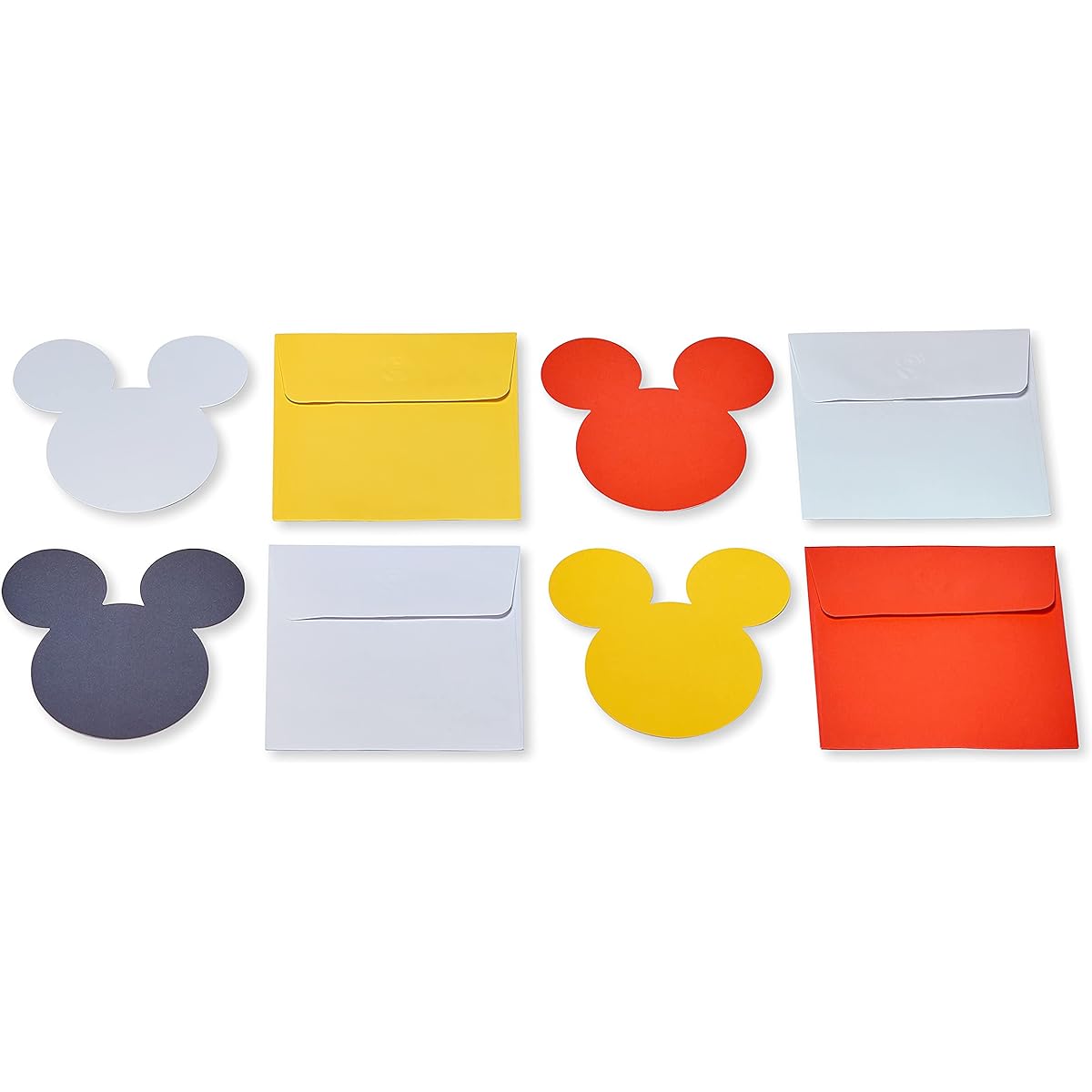 American Greetings Blank Cards with Envelopes, Mickey Mouse, 100 Count