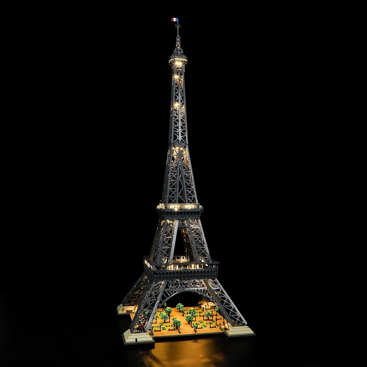 Lego-10307 Eiffel-Tower LED Lighting Kit Compatible with Lego building block models Model set not included