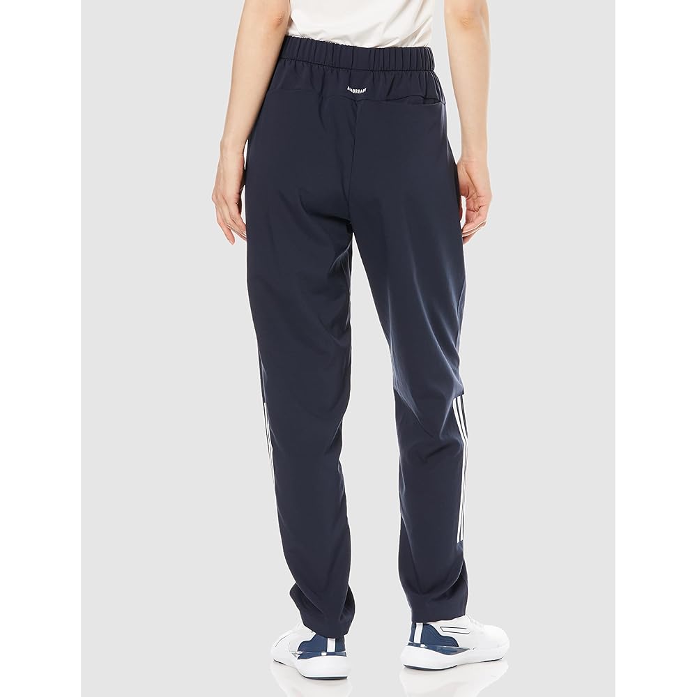 Adidas QH841 Women's Jersey Bottom Loose Fit Color Block Woven Pants