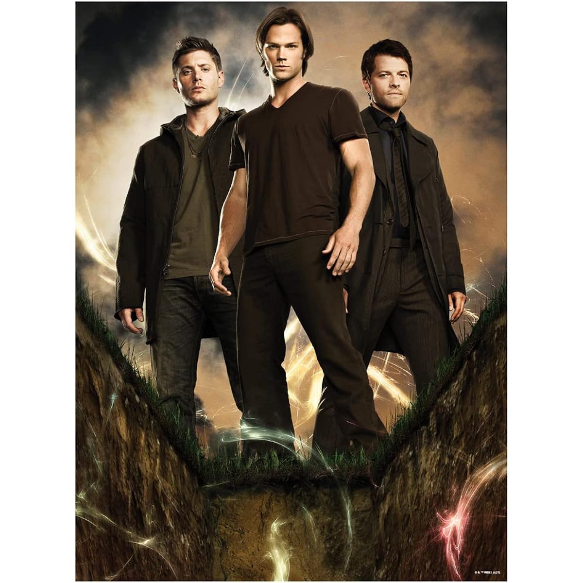 Supernatural 6 Feet and Under 500 Piece Jigsaw Puzzle for Adults, 16"L x 21.5"W