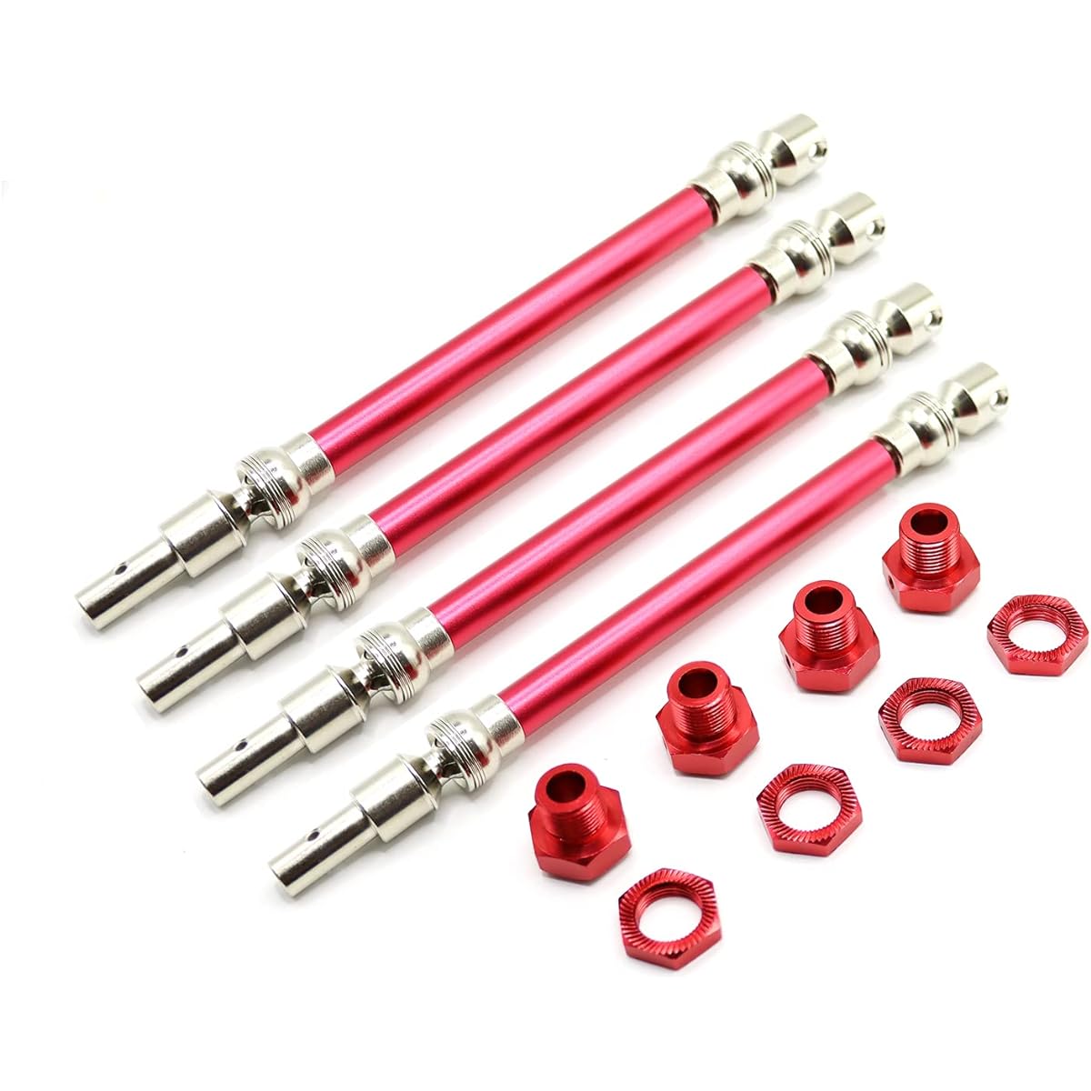 Mesimsple CVD Driveshaft & Wheel Hex Hub Set ARA311147 Arrma 1/10 Kraton V2 Driveshaft 4S BLX Outcast 4X4 4S V2 BLX Upgrade Parts