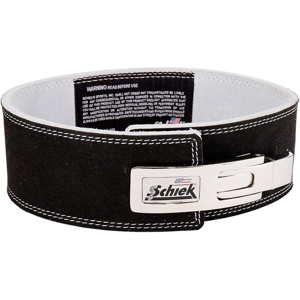 [Shiek] Schiek Lifting Belt L7010 Lever Belt Muscle Training Weight Training Leather Belt Barbell Training Belt Waist Supporter [Parallel Import]