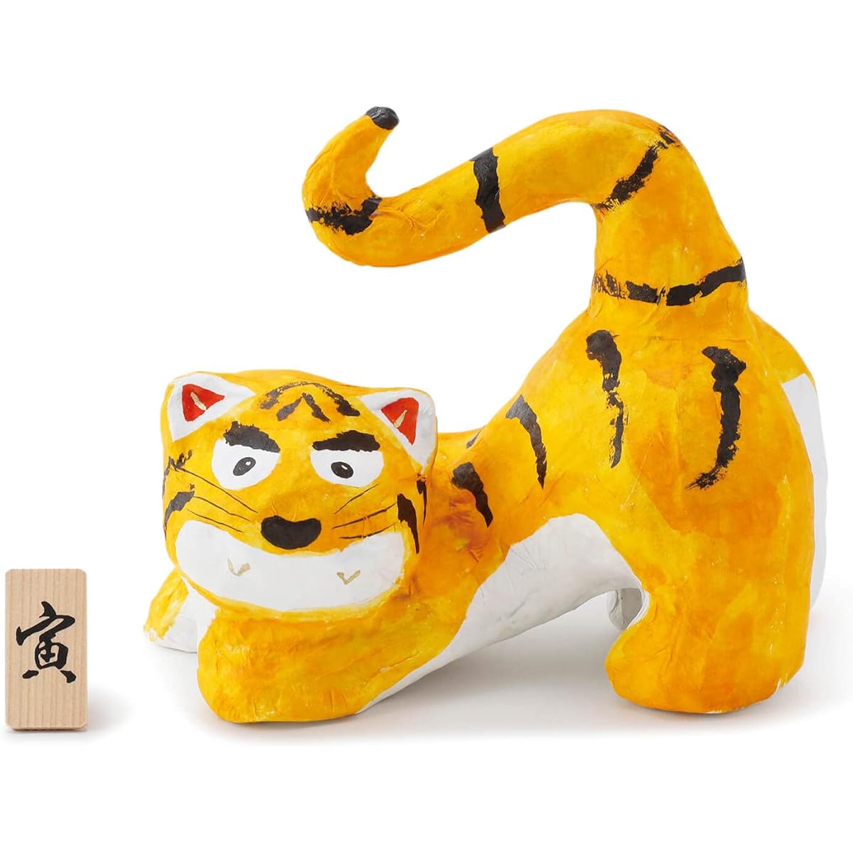 Medetaya Paper Mache Tiger New Year Decoration Zodiac Figurine Zodiac