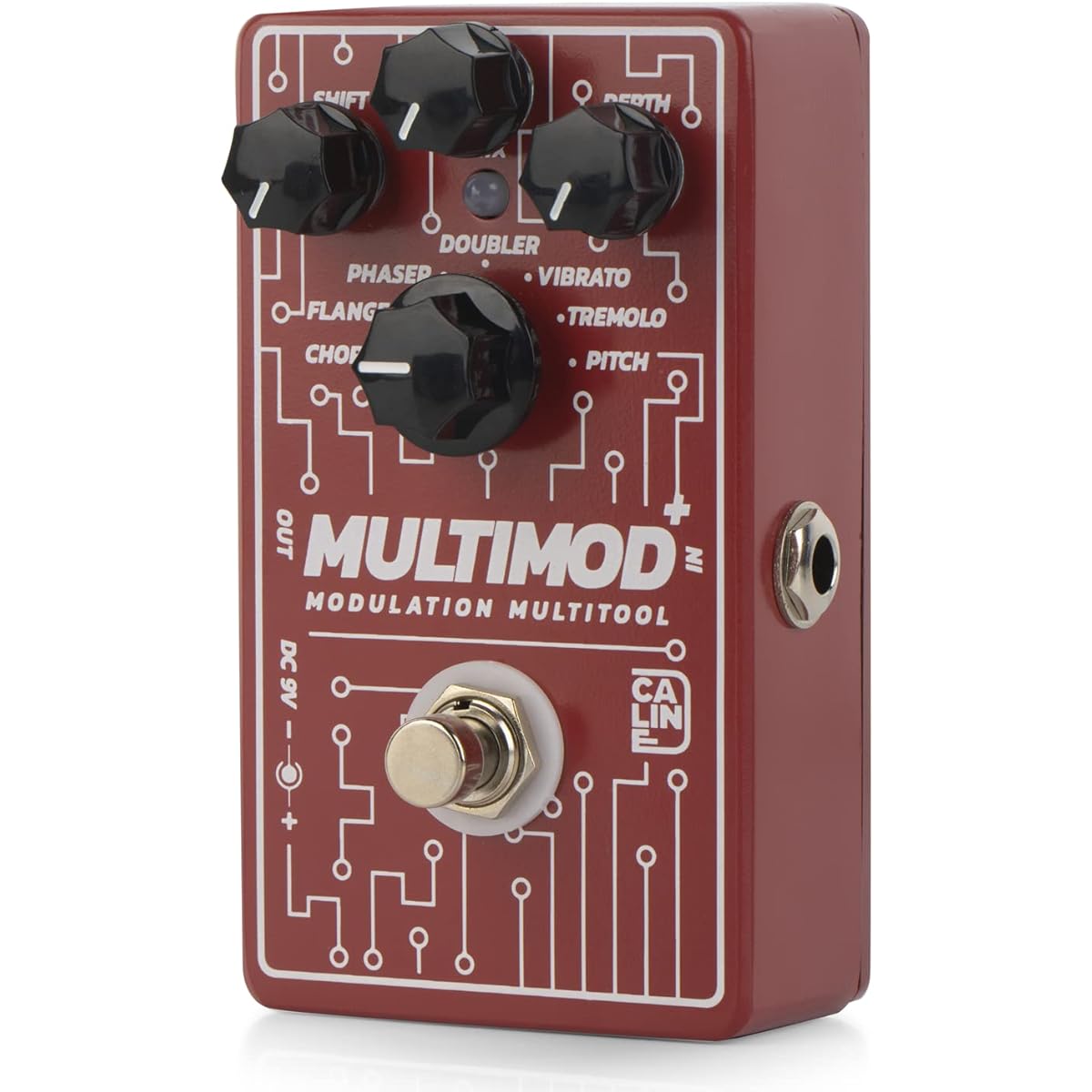 Caline CP-506 Multimod - Modulation Multitool Guitar Effect Pedal 7 Modes Chorus Flanger Phaser Doubler Vibrato Tremolo Pitch