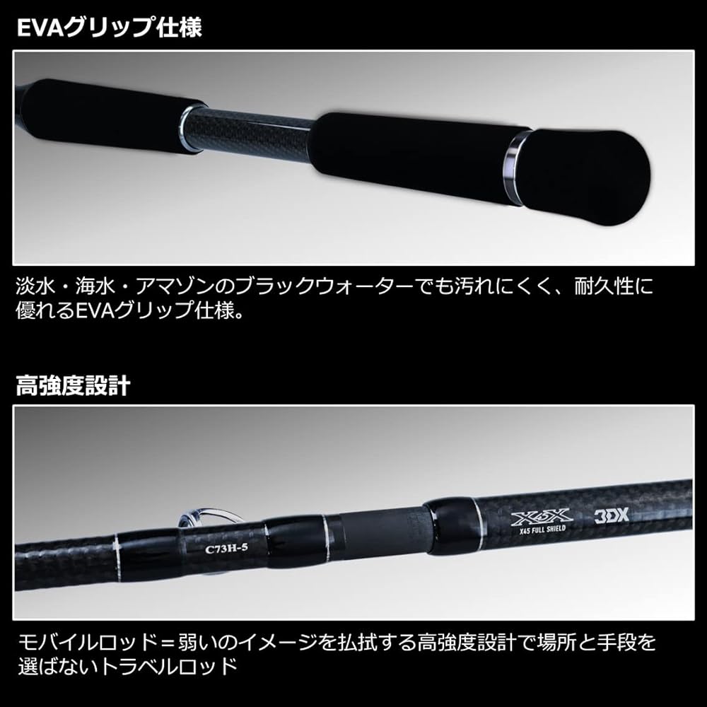 DAIWA 5 piece rod BLX TRVL (Black Label Travel) various