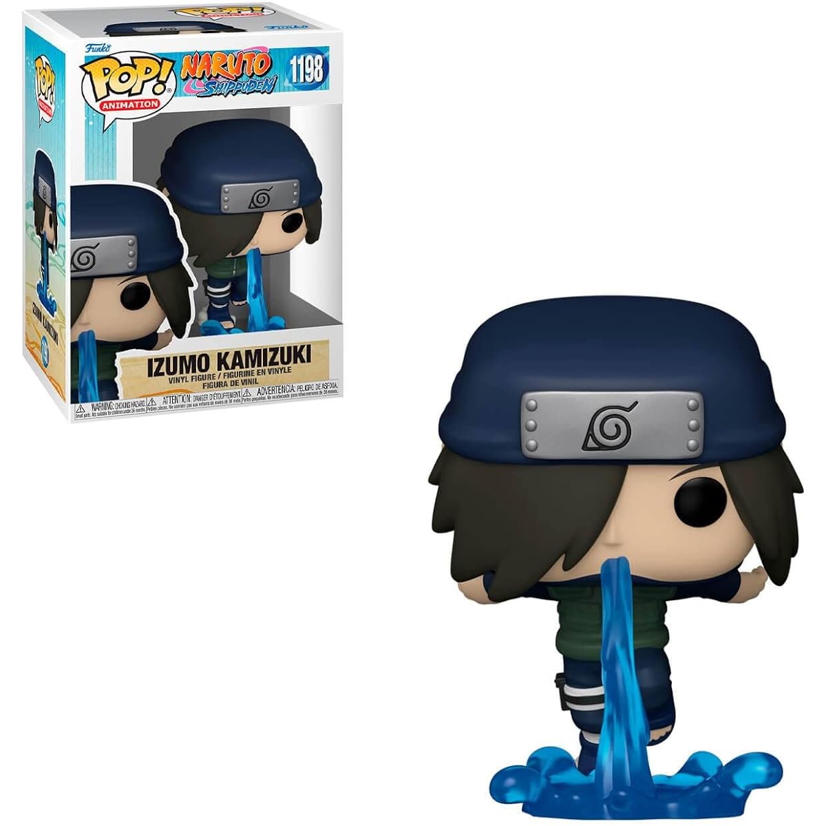 POP NARUTO Shippuden - Izumo Kanzuki Funko POP! Vinyl Figure (Includes Compatible Pop Box Protector Case), Multicolor, 3.75