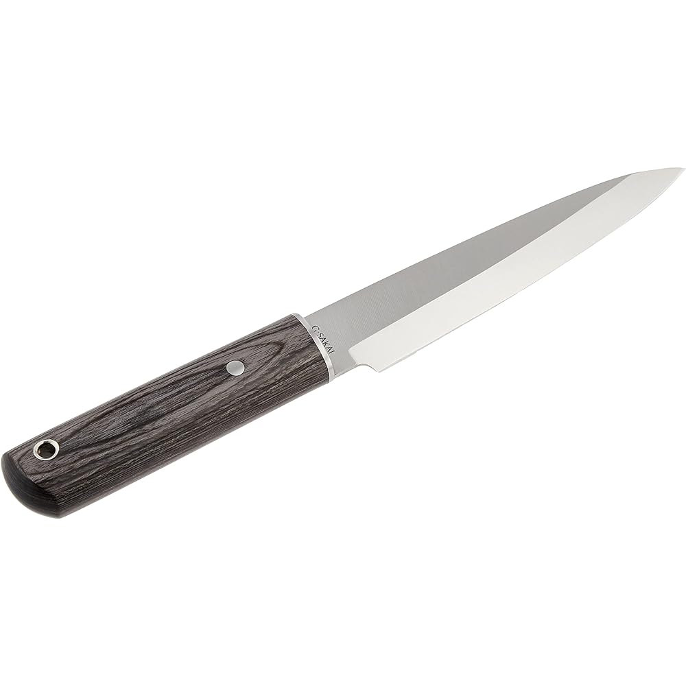 G SAKAI Survival Japanese Knife Fishing Made in Japan Rust-resistant Steel Fish Sashimi Fishing Outdoor Cooking Knife