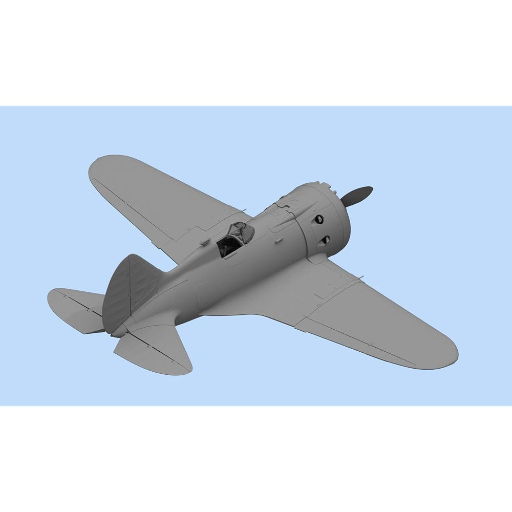 ICM 1/32 Soviet Air Force Polikarpov I-16 Type 24 w/Soviet pilot 3 pieces (1939-1942) Plastic model 32007