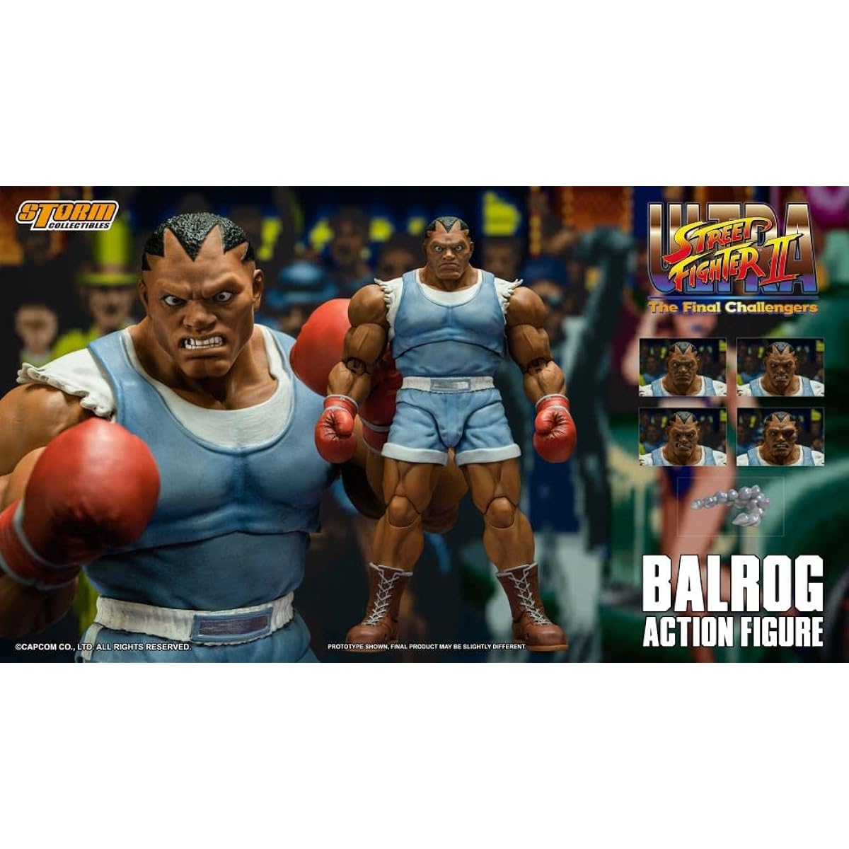 Storm Collectibles 1/12 Scale Ultra Street Fighter II Final Challengers Balrog Action Figure