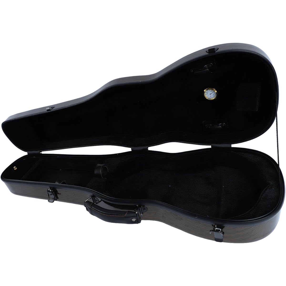 Violin Hard Case Standard Size Violin Case Thick Lining 2 Delicate Carbon Fiber Strips (Coffee)