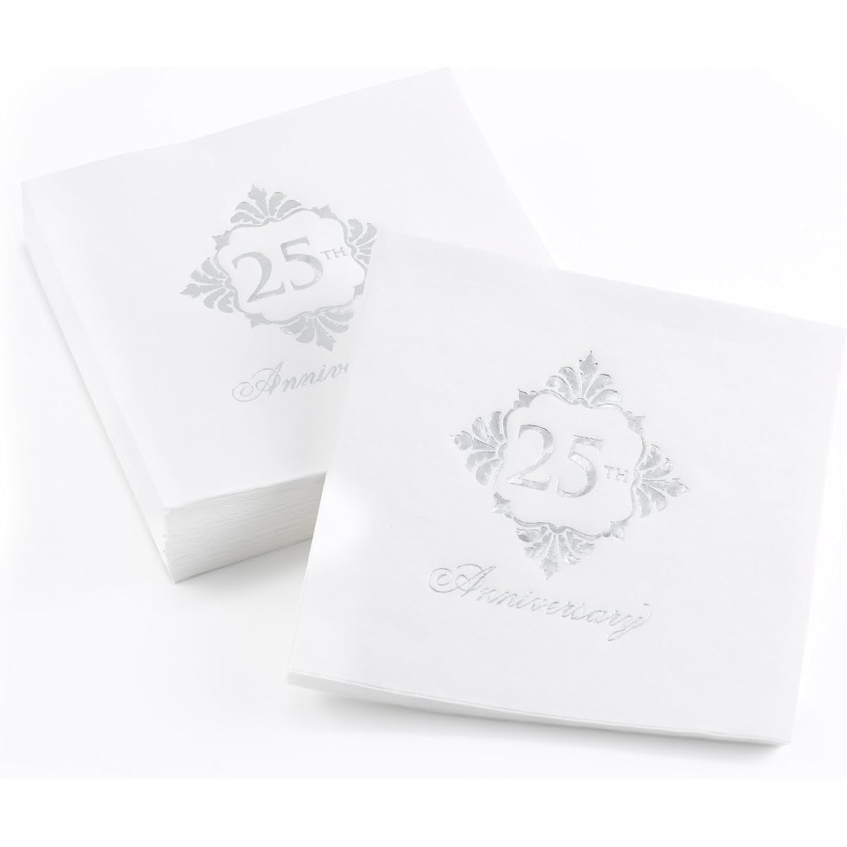 Hortense B. Hewitt 55163 Silver Anniversary Napkins
