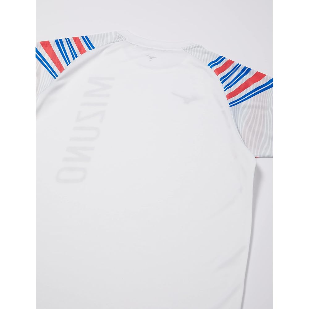 [Mizuno] Tennis Wear Practice Shirt Short Sleeve Sweat Absorbent Quick Drying Stretch 62JA2510