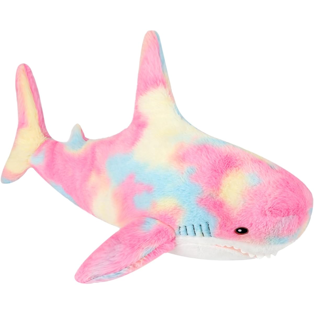 MUPI Shark Stuffed Animal, 23" Shark Plush Toy, Shark Ocean Plush Toy, Large Stuffed Animal, Shark Doll, Sea Animal (Rainbow)