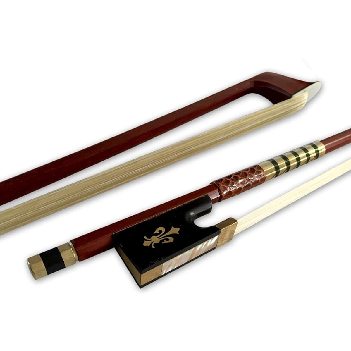 Violin Bow Full Size Straight Violin Bow 4/4 Black Violin Accessories Unique Design