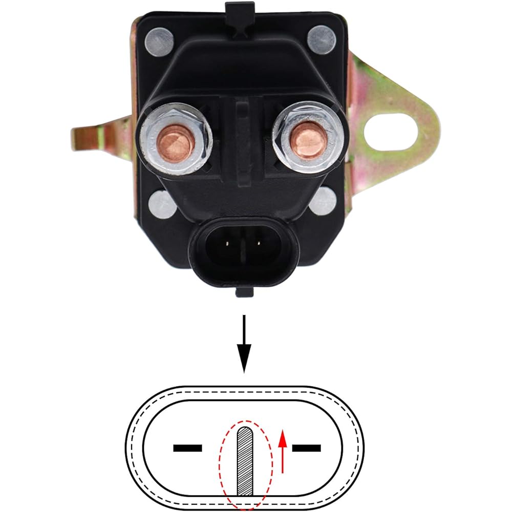 Holdia Starter Solenoid Relay 12V Compatible with Trombetta 7CM-1241-212-51 7CM124121251