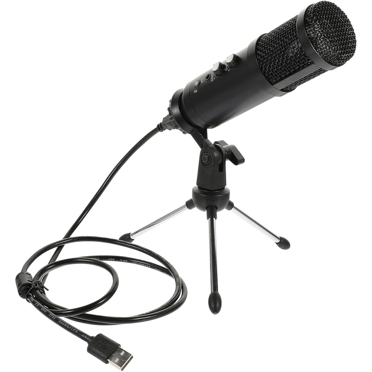 Vaguelly 4-Piece Set USB Microphone Wireless Microphone Condenser Microphone Computer Microphone Vocal Condenser Microphone Setup