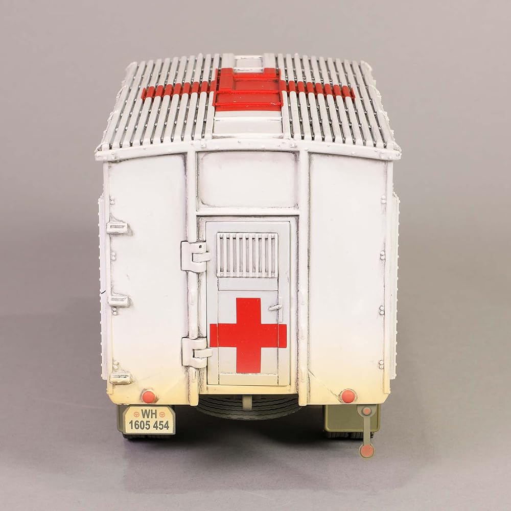 WALTERSONS 1/32 WW.II German Army Kfz305 Opel Blitz Ambulance Vehicle White Finished Product