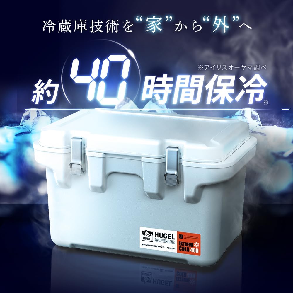 [Set purchase] Iris Ohyama [Camping 2-piece set] Cooler box (with ice pack) & BBQ stove
