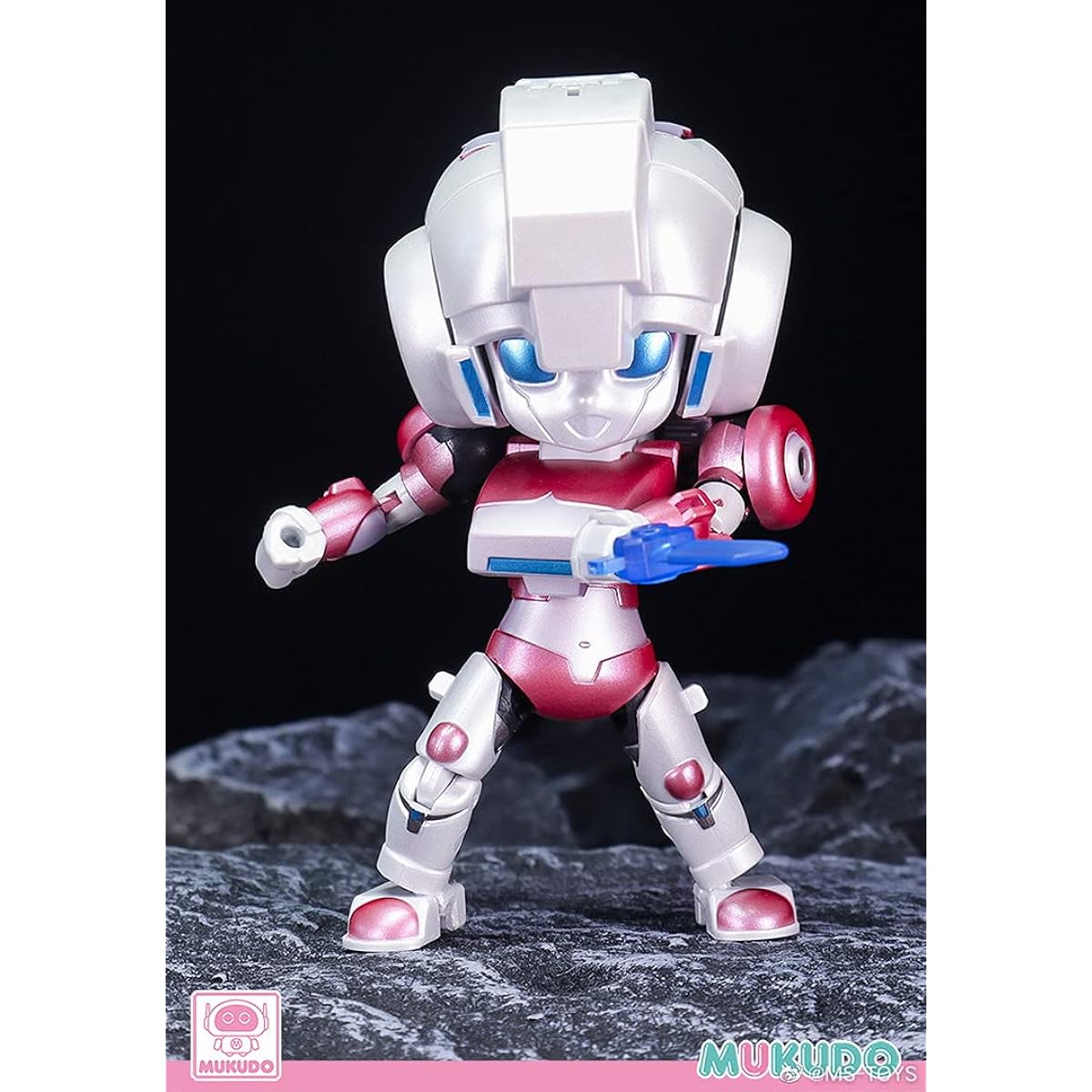 MS-TOYS MS-G01X Q version cute robot metal color [parallel import goods]