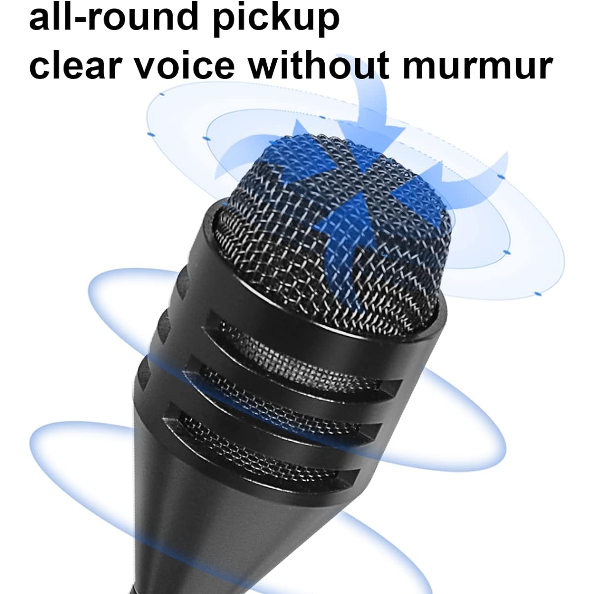 Depusheng DJ Microphone Professional XLR Gooseneck Microphone for Stage with Switch