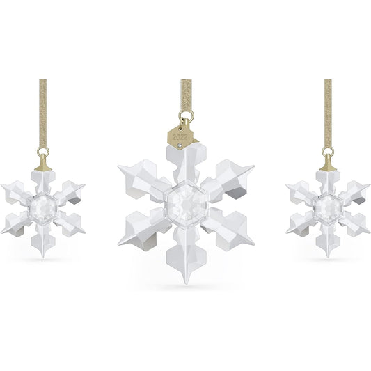 SWAROVSKI Annual Edition Set Ornaments 2022 Set of 3 Clear