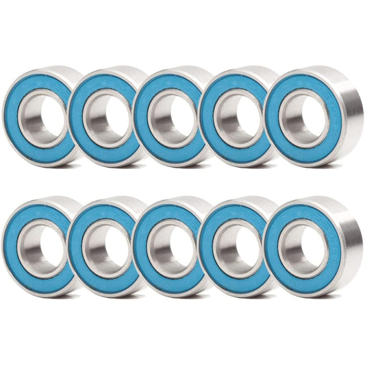 686-2RS Precision Ball Bearings 6x13x5mm Compatible with Traxxas 5180,6x13mm ABEC-3 Blue Rubber Sealed Ball Bearings (Pack of 10)