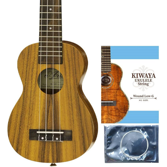 ARIA AU-1KG [With replacement Low-G string] Soprano ukulele made of core wood by Aria