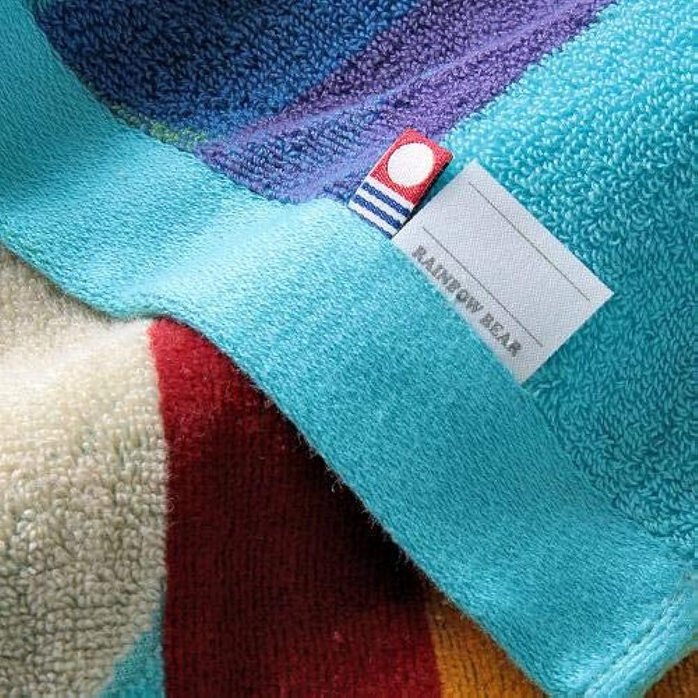Rainbow Bear Large Bath Towel Days 3 (Saxophone) Towel Kit Imabari Towel