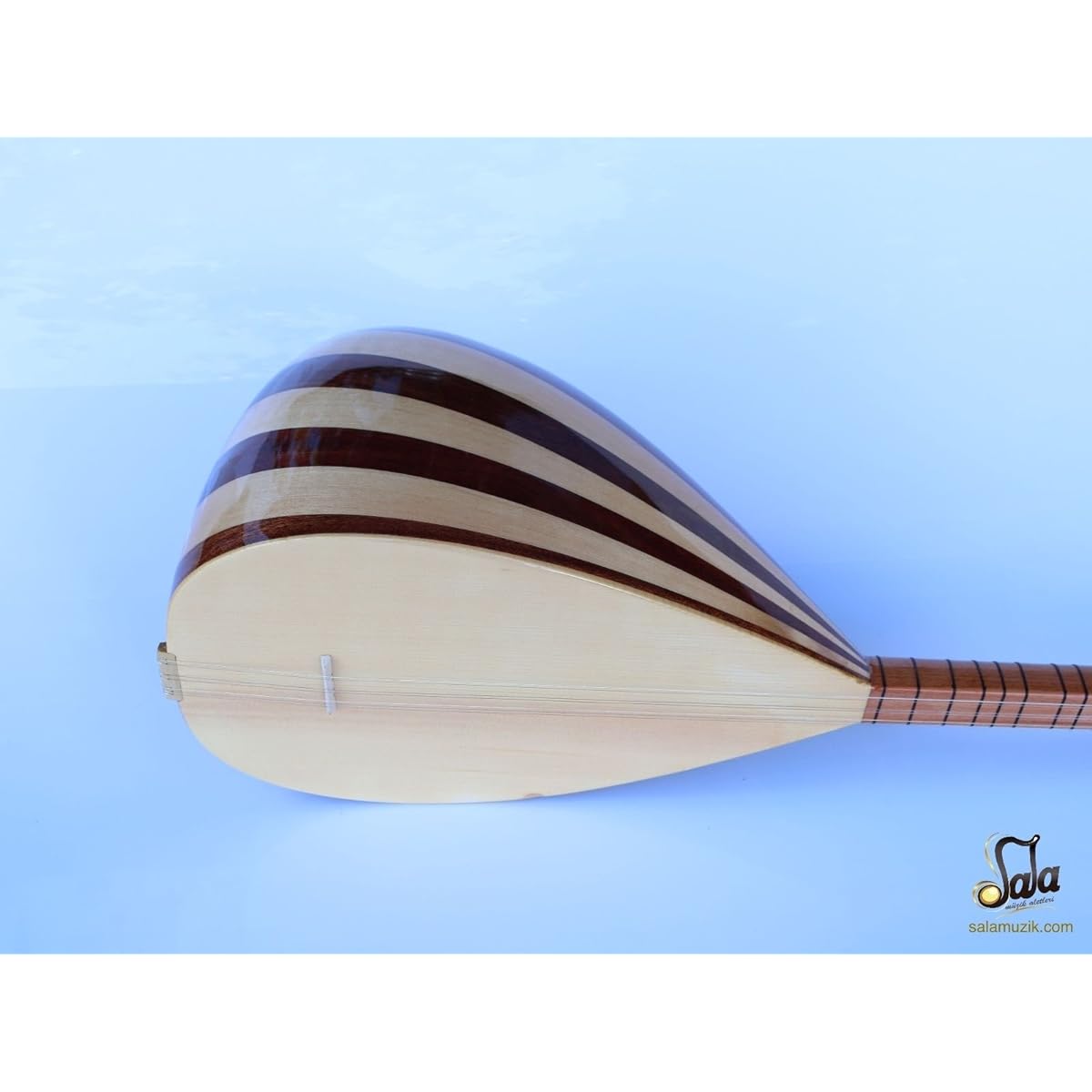 Turkish Long Neck Mahogany Baglama Saz for Sale