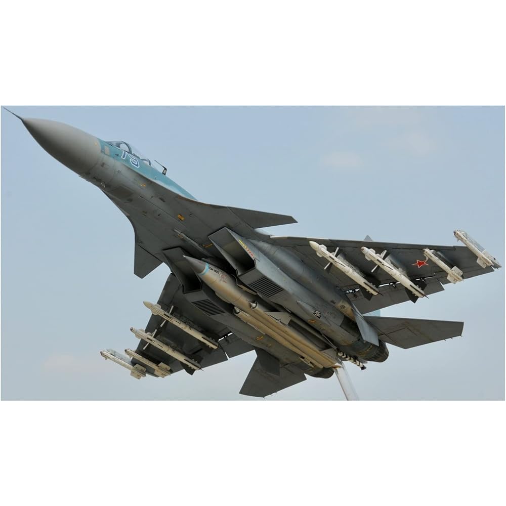 Minibase 1/48 Russian Navy Su-27K Sea Flanker Kh-41 with Mosquito Plastic Model BA8002 Molding Color