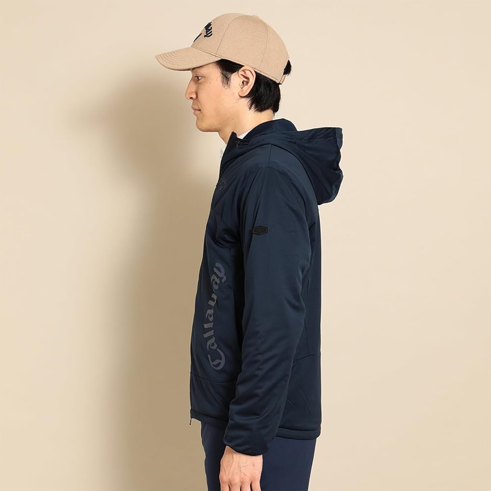 [Callaway] Men's Water Repellent Full Zip Blouson (Star Stretch: Stretchy/Windproof) / Outerwear Golf / C23215106