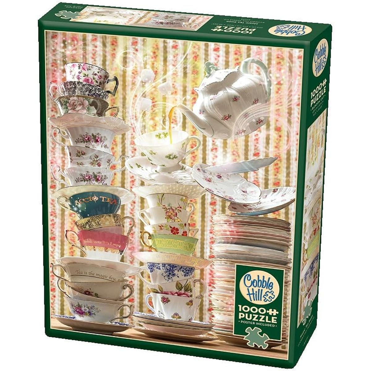 Cobble Hill Puzzles Magic Tea Shop 1000 Piece Food & Drink Jigsaw Puzzle
